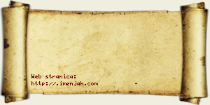 Jadranka Karadžić vizit kartica